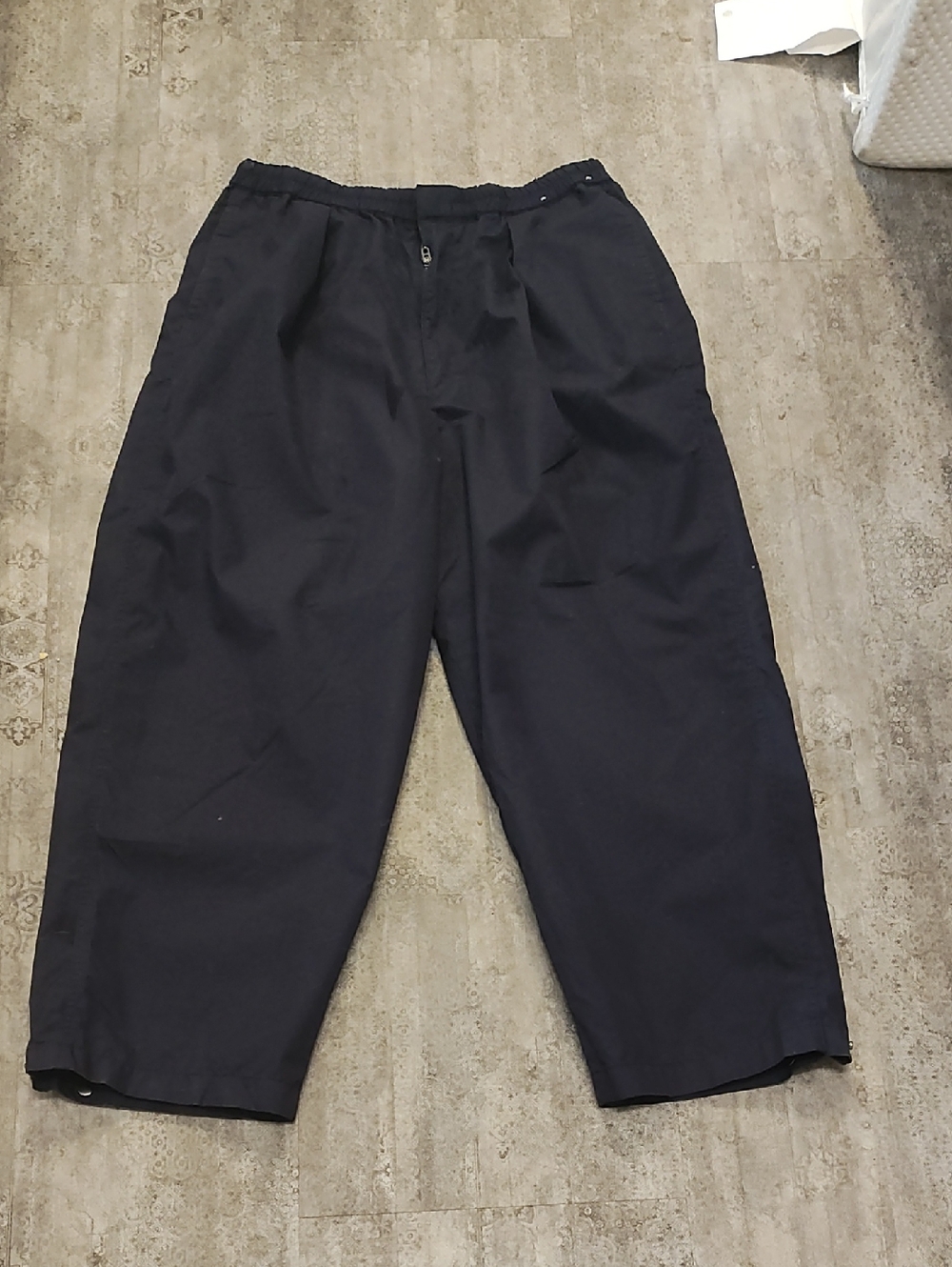 Uniqlo Womens Dark Navy Casual Chino Croppes Pants
